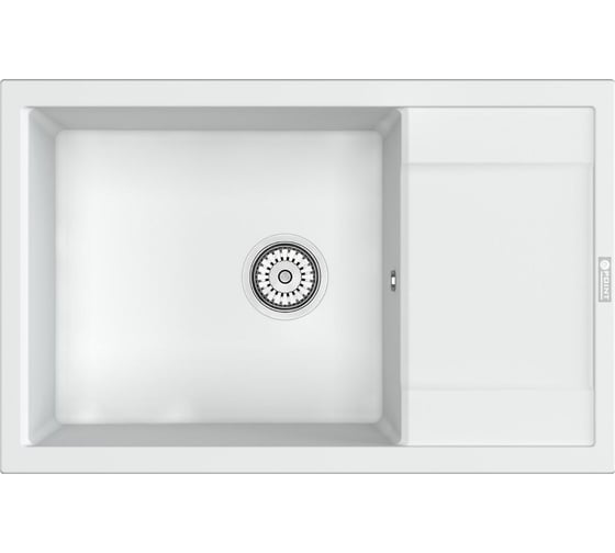 Кухонная мойка Point Велета 78, белый PN3002W