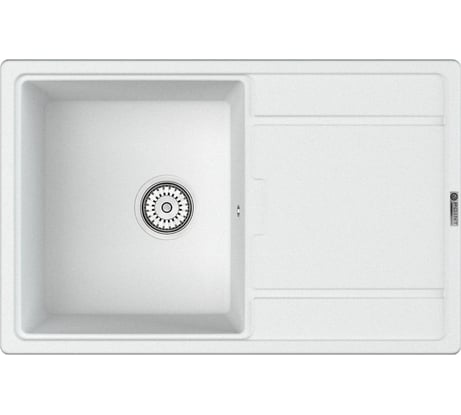 Кухонная мойка Point Лаура 78, белый PN3005W