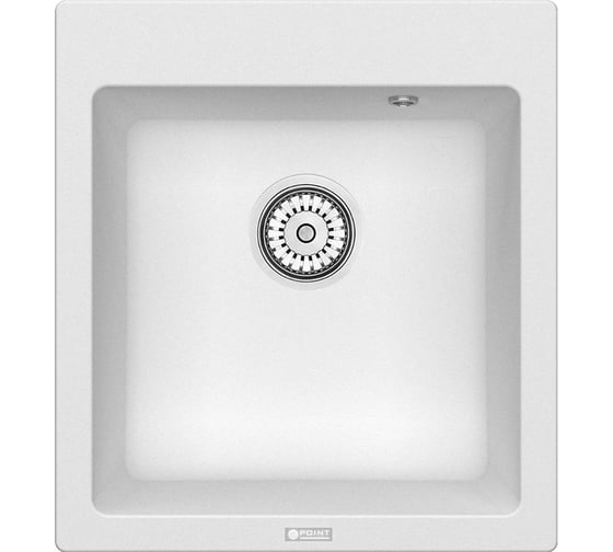 Кухонная мойка Point Моко 47, белый PN3006W
