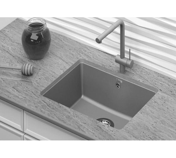 Кухонная мойка Point Сидли 55, белый PN3007W