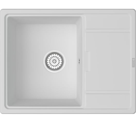 Кухонная мойка Point Стил 65, белый PN3009W