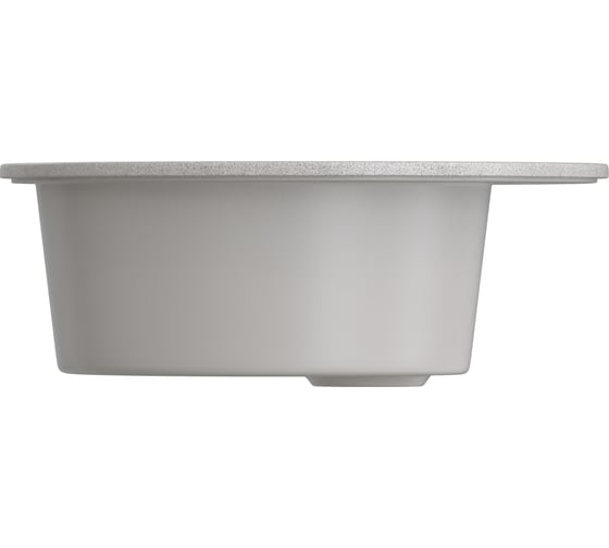 Мойкa MIXLINE ML-GMS02 стандарт круглая, светло-серый 310, 505 мм, глубина чаши 165 мм 551091
