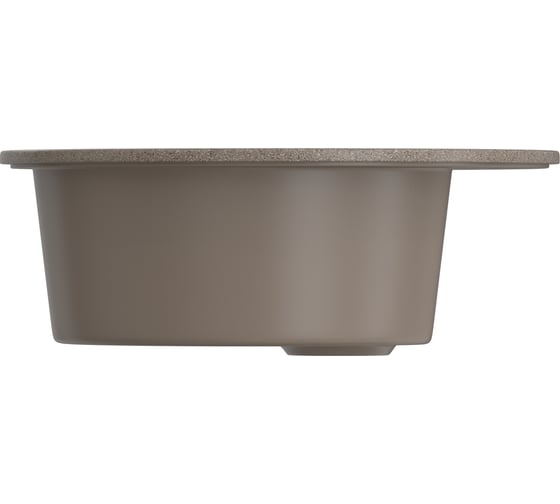 Мойкa MIXLINE ML-GMS02 стандарт круглая, терракот 307, 505 мм, глубина чаши 165 мм 551093