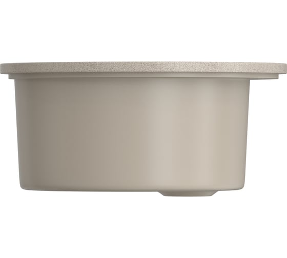 Мойкa MIXLINE ML-GMS01 стандарт круглая, песочный  302, 475 мм, глубина чаши 194 мм 551083