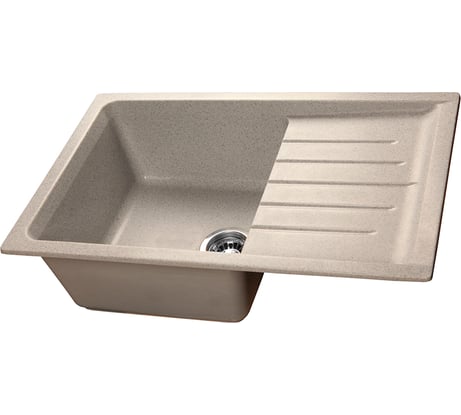 Мойка SANTREK AQUA BOXY SA-B760L чаша + крыло 760х500 мм, серый-310, без сифона 313784