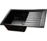 Мойка SANTREK AQUA PRO BOXY SA-B760L чаша + крыло 760*500 мм (черный-308) (+ сифон) 313785 1