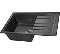 Мойка SANTREK AQUA BOXY SA-B760L чаша + крыло 760х500 мм, графит-309, без сифона 313787