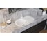 Мойка AQUA ROUND SA-R750L чаша + крыло SANTREK 750*460 мм (иней-321) (+ сифон) 313791 2