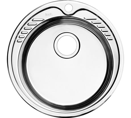 Мойка IDDIS Suno S нерж. cталь, шелк, D490, ID SUN49S0i77