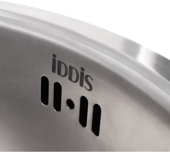Мойка IDDIS Edifice, нерж.сталь, для подстольного монтажа, полированная, D-425*180, ID EDI42P0i77