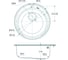 Мойка IDDIS Focus нержавеющая сталь, матовая, D 510мм, ID FOC51M1i77 2