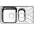 Мойка IDDIS Arro S, нерж. сталь, полир., 1 1/2, чаша слева, 780х440, ID ARR78PXi77 1