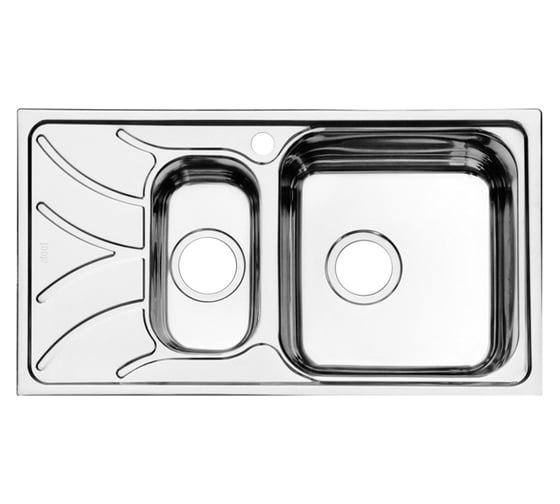 Мойка IDDIS Arro S, нерж. сталь, полир., 1 1/2, чаша справа, 780х440, ID ARR78PZi77