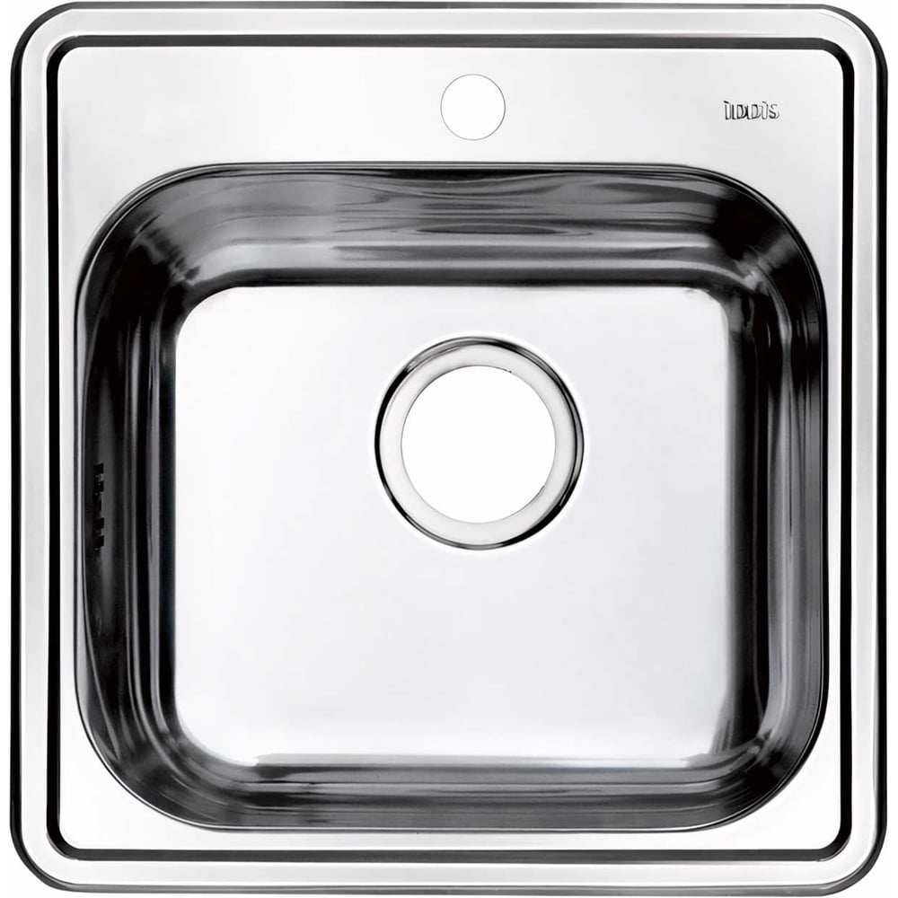 Мойка IDDIS Strit S, нерж. сталь, полир., 485*485, ID STR48P0i77 ...