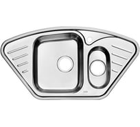 Мойка IDDIS Strit S, нерж. сталь, полир., угловая, 1 1/2, 965*505, ID STR96PCi77