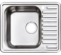 Мойка IDDIS Strit S, нерж. сталь, полир., чаша слева, 585*485, ID STR58PLi77