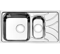 Мойка IDDIS Arro S, нерж. сталь, шелк, 1 1/2, чаша слева, 780*440, ID ARR78SXi77