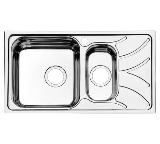 Мойка IDDIS Arro S, нерж. сталь, шелк, 1 1/2, чаша слева, 780*440, ID ARR78SXi77
