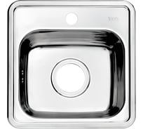 Мойка IDDIS Strit S, нерж. сталь, шелк, 380X380, ID STR38S0i77