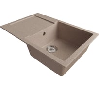 Мойкa MIXLINE ML-GM31 с крылом, песочная 302, 770x500x190 мм newх 552187