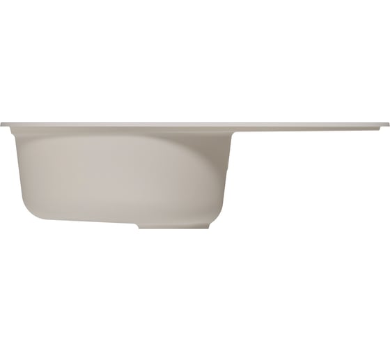 Мойкa MIXLINE ML-GM16 овальная с крылом, белая 331, 730x460x180 мм newх 551930