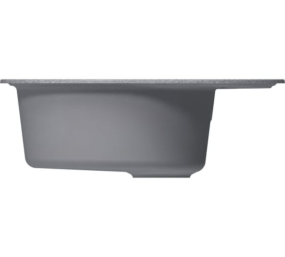 Мойкa MIXLINE ML-GM17 овальная с крылом, графит 342, 580x470x180 мм newх 551944