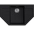 Мойкa MIXLINE ML-GM24 угловая с крылом, черная 308, 790x490x200 мм newх 552052 1