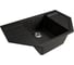 Мойкa MIXLINE ML-GM24 угловая с крылом, черная 308, 790x490x200 мм newх 552052 2