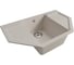 Мойкa MIXLINE ML-GM24 угловая с крылом, белая 331, 790x490x200 мм newх 552056 2