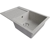 Мойкa MIXLINE ML-GM31 с крылом, серая 310, 770x500x190 мм newх 552191