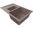 Мойкa MIXLINE ML-GM22 двухчашевая с крылом, песочная 302, 770x500x195 мм newх 552022 1