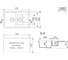 Мойкa MIXLINE ML-GM22 двухчашевая с крылом, песочная 302, 770x500x195 мм newх 552022 3