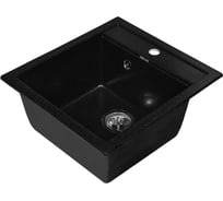 Кухонная мойка GERHANS черный (беларусь) 500x450 мм A45-22/311-11-24