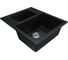 Мойка MIXLINE ml-gm21 двухчашевая, черная (308), 600x500x190мм 552012 1