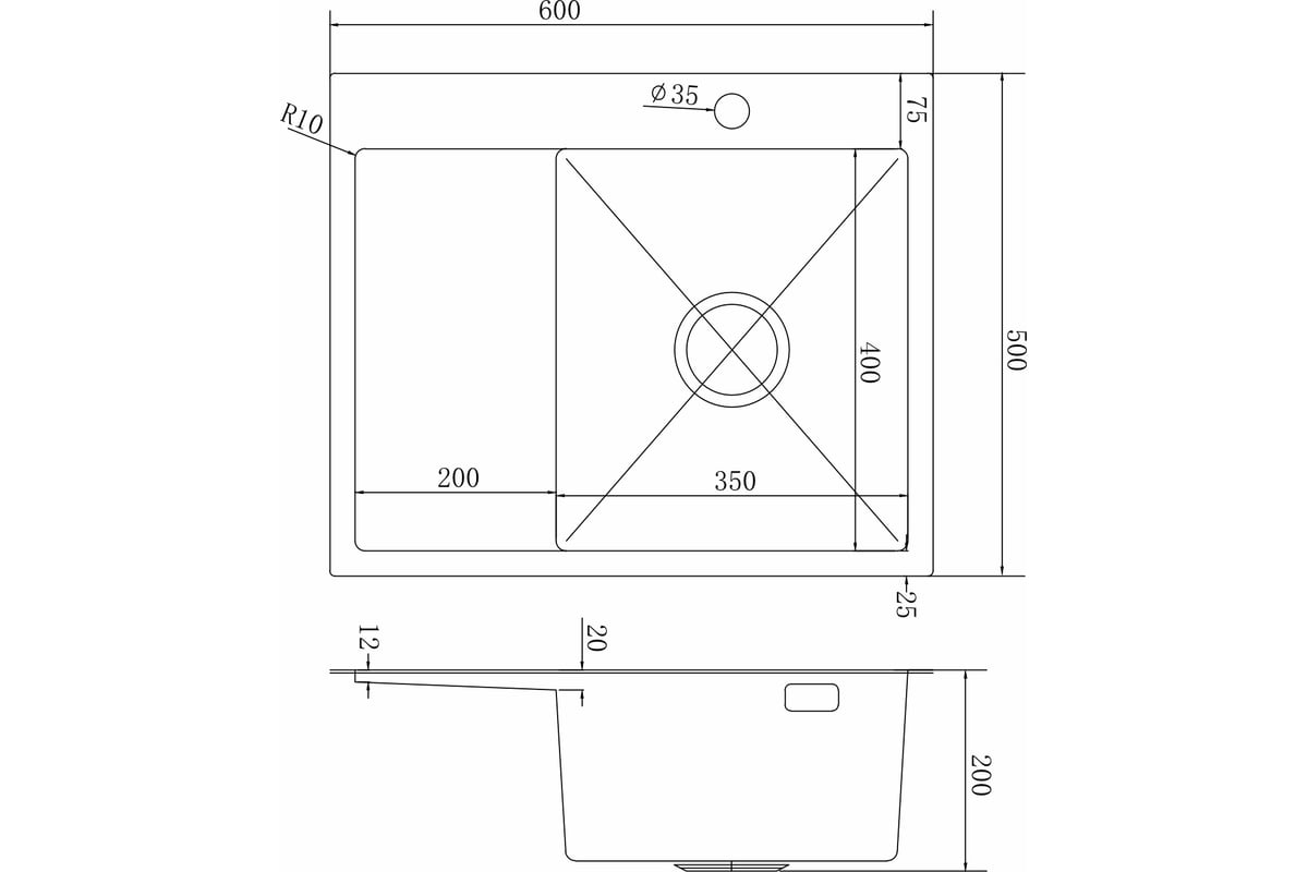 Мойка mixline pro 50x50. Мойка mixline pro 50x50