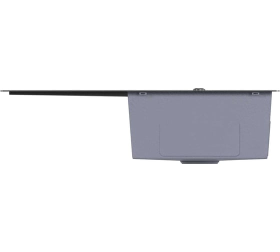 Мойка MIXLINE настольный монтаж 78x50 (3,0) правая, выпуск 3 1/2 pro 20см с сифоном (сатин) 551878