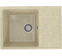 Кухонная мойка из искусственного камня Uperwood ECON UPD-506_002, прямоугольная, бежевая 491020216