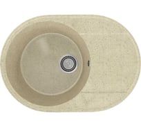 Кухонная мойка из искусственного камня Uperwood ECON UPD-107_002, овальная, бежевая 491020220