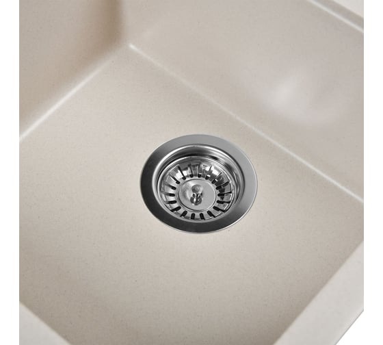 Мойка для кухни из искусственного камня WISENT крем 500x450x220 (беларусь) MW450-30/WGER013