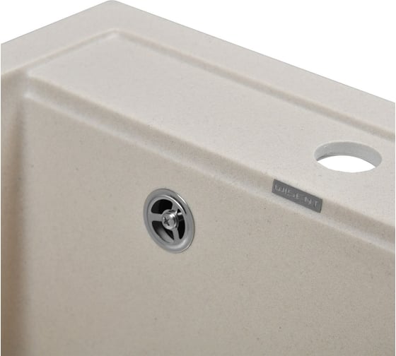 Мойка для кухни из искусственного камня WISENT крем 500x450x220 (беларусь) MW450-30/WGER013