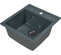 Кухонная мойка GERHANS графит (беларусь) 500x450 мм A45-24/311-11-24