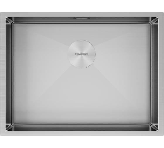 Кухонная мойка Paulmark NEXT 58 UNI, брашированная нержавеющая сталь, 580х440мм, PM215844-BS