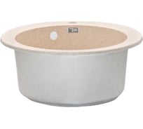 Мойка из камня для кухни DARILINE цвет бежевый глянец DLV1-GB