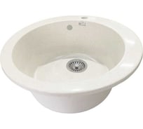 Мойка из камня для кухни DARILINE цвет кремовый глянец DLV1-GKR