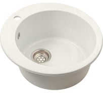 Мойка из камня для кухни DARILINE цвет кремовый матовый DLV1-MKR