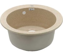 Мойка из камня для кухни DARILINE цвет песок матовый DLV1-MP