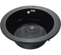 Мойка из камня для кухни DARILINE цвет звёздное небо матовый DLV2-MST