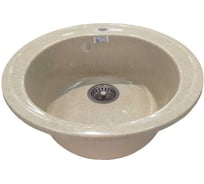 Мойка из камня для кухни DARILINE цвет песок глянец DLV1-GP