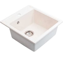 Мойка из камня для кухни DARILINE цвет кремовый глянец DLV3-GKR