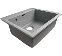 Мойка из камня для кухни DARILINE цвет тёмно-серый глянец DLV10-GDG